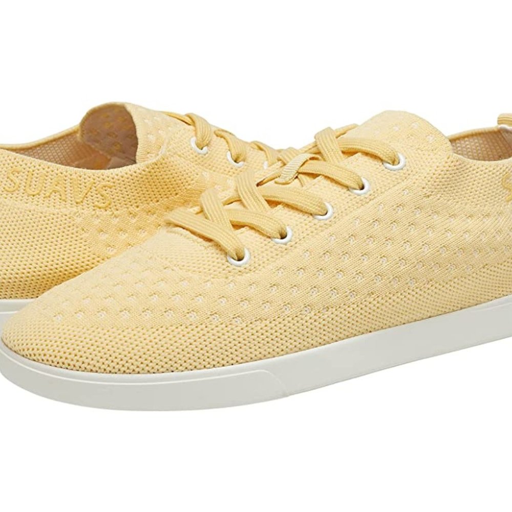 Suavs "The Zilker" low top yellow sneakers